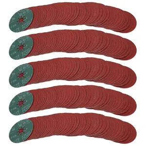 115mm Fibre Coarse 36 Grit Sanding Abrasive Discs For Wood Metal 4-1/2" 250pk