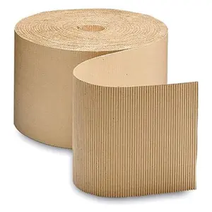 750mm x 75m Corrugated Cardboard Roll Cushioning Wrap For House Moving, Gift Wrapping & Shipping