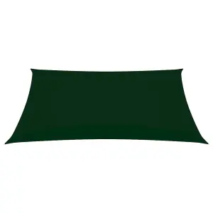 Berkfield Sunshade Sail Oxford Fabric Rectangular 2.5x4 m Dark Green