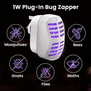 Plug-In UV  Bug Zapper For Flies / Mosquitos