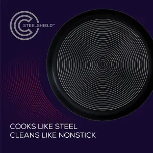 Circulon Round Stainless Steel Non-Stick Stock Pot with Lid 26cm, 7.6 Litre