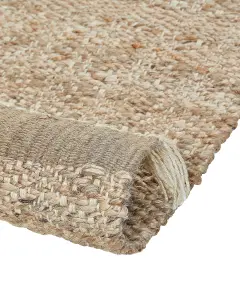 Jute Area Rug 160 x 230 cm Beige ABANA