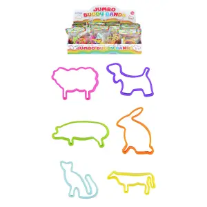 Henbrandt Farm Animals Bracelet (Pack of 6) Multicoloured (One Size)