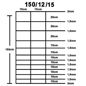 Berkfield Garden Fence Galvanised Steel 50 m 150 cm Silver