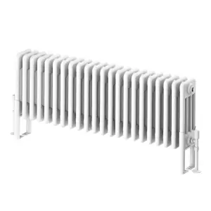 Braxton White Quadruple Horizontal Column Radiator - 400x1010mm