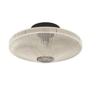 EGLO Midsumer Timeless Fabric Ceiling Light