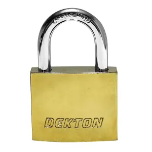 Dekton 40mm Titanium Iron Padlock, 3 Keys.