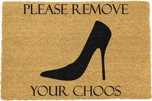 Remove your Choos Doormat - Regular 60x40cm