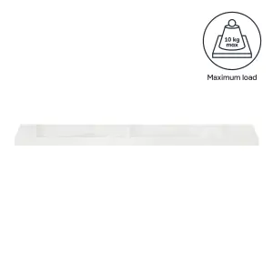 GoodHome Cusko Floating shelf (L)118cm x (D)23.5cm