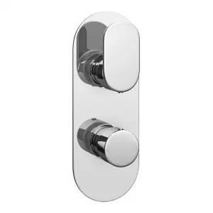 Concealed Thermostatic Shower Mixer Valve & Diverter (Stream)