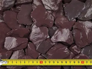 Plum Welsh Slate Chippings 40mm - Bulk Bag (800kg)