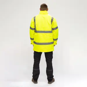 Timco - Hi-Visibility Parka Jacket - Yellow (Size X Large - 1 Each)