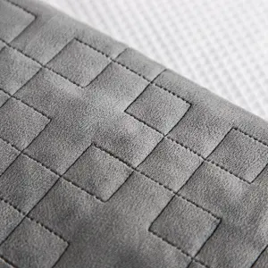 Minky Luxury Weighted Blanket, Double, Grey