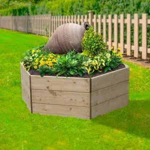 Greena Hexagonal Raised Bed 45 cm High, 60cm each side