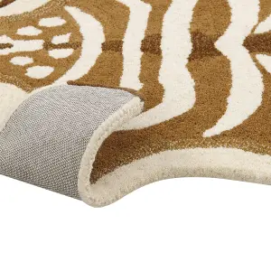 Wool Kids Rug Antelope 100 x 160 cm Brown ZAZA