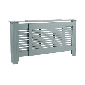 Home Source York Extending Radiator Cover Grey