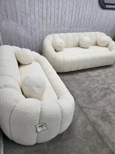 Cloud Boucle Sofa CREAM 3 & 3 SEATER