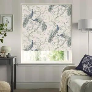 Laura Ashley Belvedere Corded Midnight Floral Sunshade Roller Blind (W)90cm (L)162cm