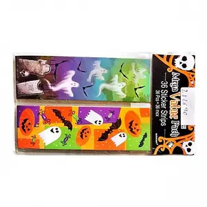 Amscan Stripe Halloween Stickers (Pack of 36) Multicoloured (One Size)