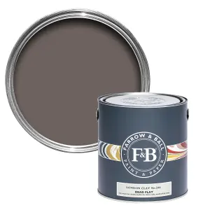 Farrow & Ball Dead Flat Mixed Colour 244 London Clay 750ml