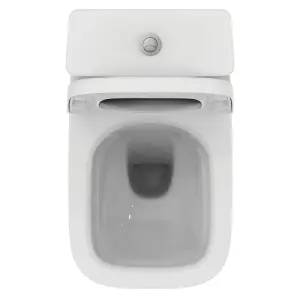 Ideal Standard i.life A White Back to wall Square Toilet set with Soft close seat & Close coupled cistern