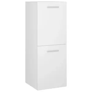 Berkfield Bathroom Cabinet White 30x30x80 cm Engineered Wood