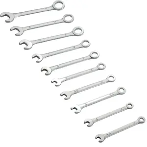 BlueSpot 10pc Mini Metric Combination Spanner Wrench Set 4mm - 11mm