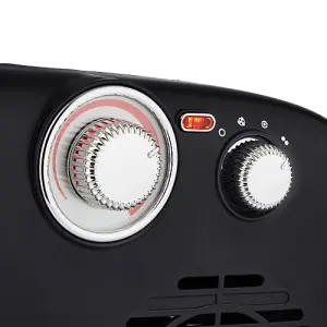 Swan Vertical 2000W Fan Heater Black