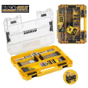 Dewalt DT70763 85 PC Screwdriver Drill Bit Set HSS-G Large Tough Case Tstak