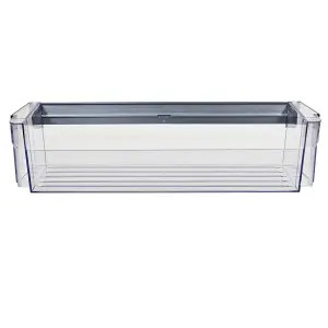 SPARES2GO Lower Door Bottle Shelf Bottom Rack for Neff Fridge Freezer (420 x 120 x 100 mm)