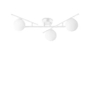 Ideal Lux Atlas 3 Light Globe Ceiling Light White