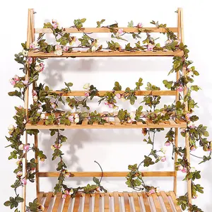 42 Heads Artificial Hanging Flowers Silk Garland for Party Garden Home Decor