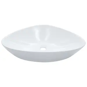 Berkfield Wash Basin 58.5x39x14 cm Ceramic White