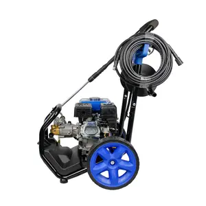 POLLOR High Power Petrol Pressure Washer 20M Hose 3500 PSI 242 Bar Jet Wash 9L/min