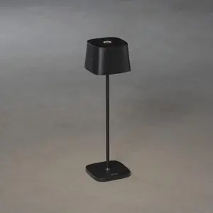 Indoor Outdoor Rechargeable Cordless Table Lamp Black