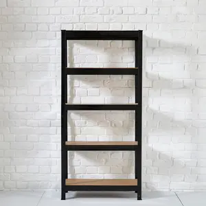 Neo Black 5 Tier Garage Shelving Racking