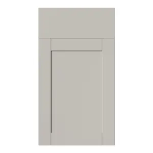 GoodHome Ashmead Matt pebble Shaker Drawerline Cabinet door (W)400mm (H)715mm (T)16mm