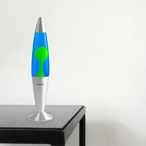 Innoteck 16" Soothing Motion Lava Lamp -  Green Lava, Blue Liquid.