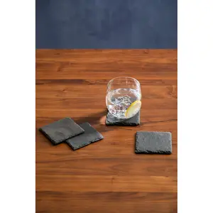 Maison by Premier Slate Square Coasters - Set of 4