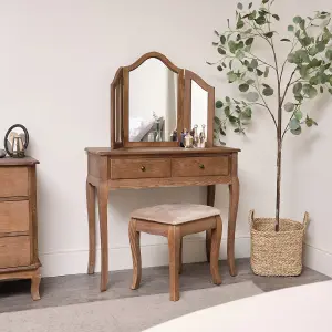 Melody Maison Dressing Table, Mirror & Stool Set - Ashwell Range