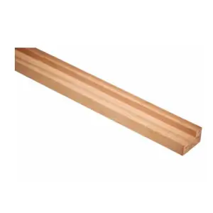 PACK OF 15 (Total 15 Units) - Premium MT Dark Hardwood Fire Check Bead - 22mm x 26mm x 2400mm Length