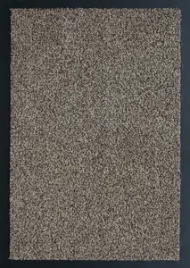 Non Slip Absorbent Dirt Trapper Rubber Edged Door Mats Beige 60x180 cm