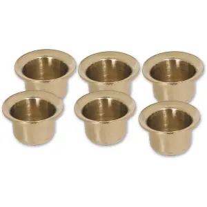 Brass Candle Cups (Pkt 6) - Project Kits Accessories