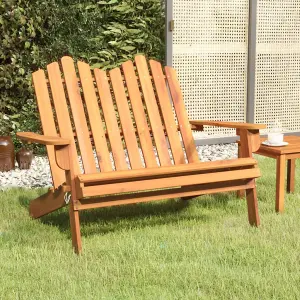 vidaXL Adirondack Garden Bench 126 cm Solid Wood Acacia