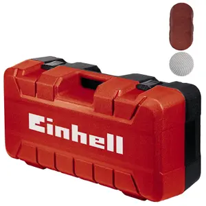 Einhell Cordless Drywall Sander 18V Power X-Change Includes 7pcs Sanding Sheets Dust Extraction TP-DW 18/225 Li - Body Only