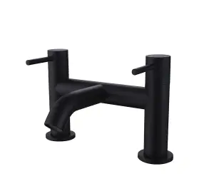 Aquarius RF-Series Bath Filler Mixer Tap Matt Black