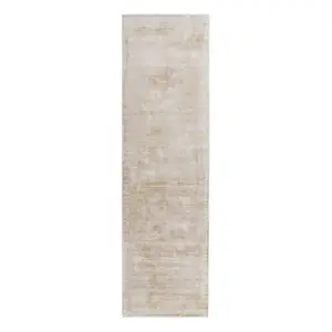 White Handmade , Luxurious , Modern , Plain Easy to Clean Viscose Rug for Living Room, Bedroom - 160cm X 230cm