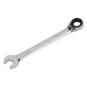 Sealey Reversible Ratchet Combination Spanner Chrome Vanadium Steel 13mm RRCW13