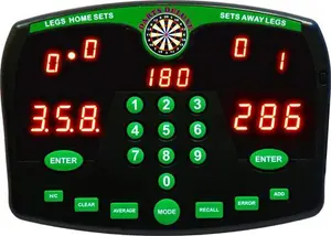 Thomas & Anca Club Supplies Ltd Darts Deluxe Electronic Dart Scorer Electronic Scoreboard For Dart Lovers Xmas Gift Dart Players Man Cave Gift Xmas