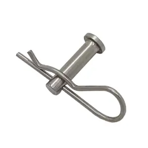 Home.smart 25 x R Clips 2 x 43mm for Securing Clevis Retaining Pins,